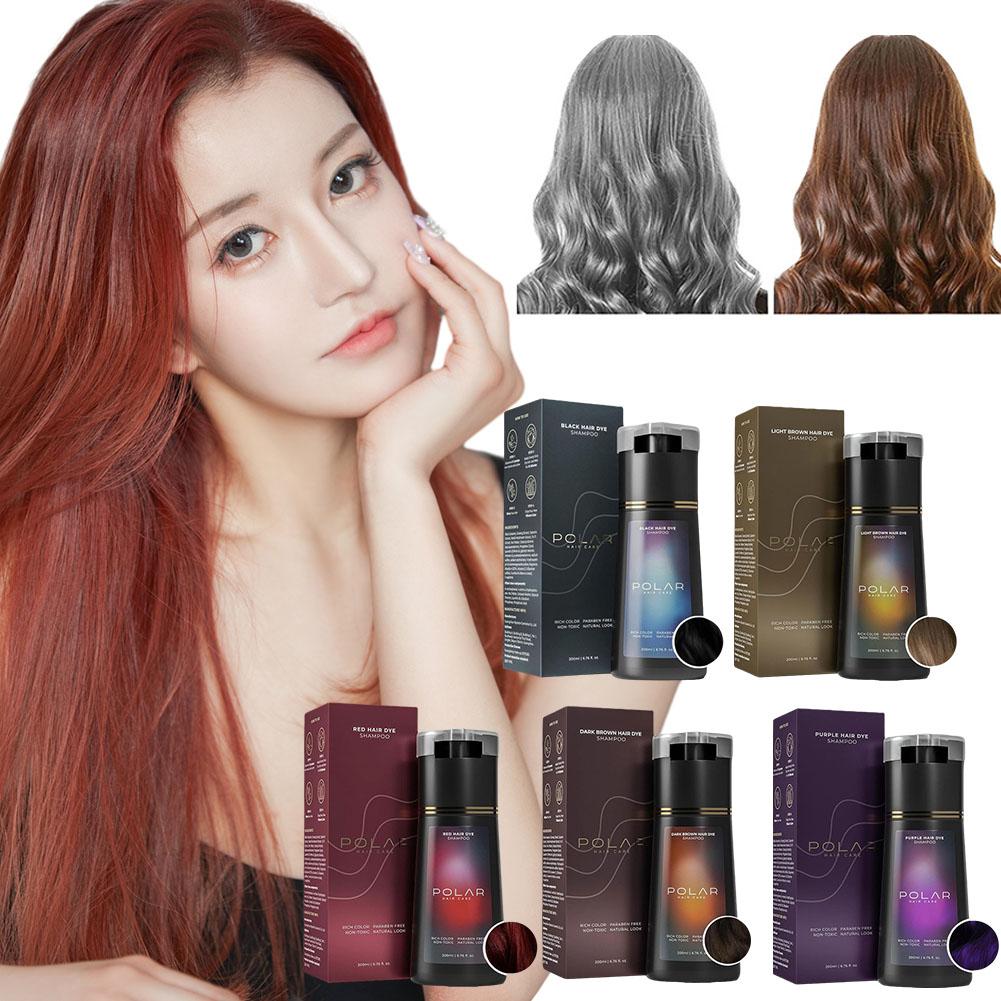 Hair Care Natural Ingredients - Sampo Pewarna Rambut dengan Efek Pencucian,
