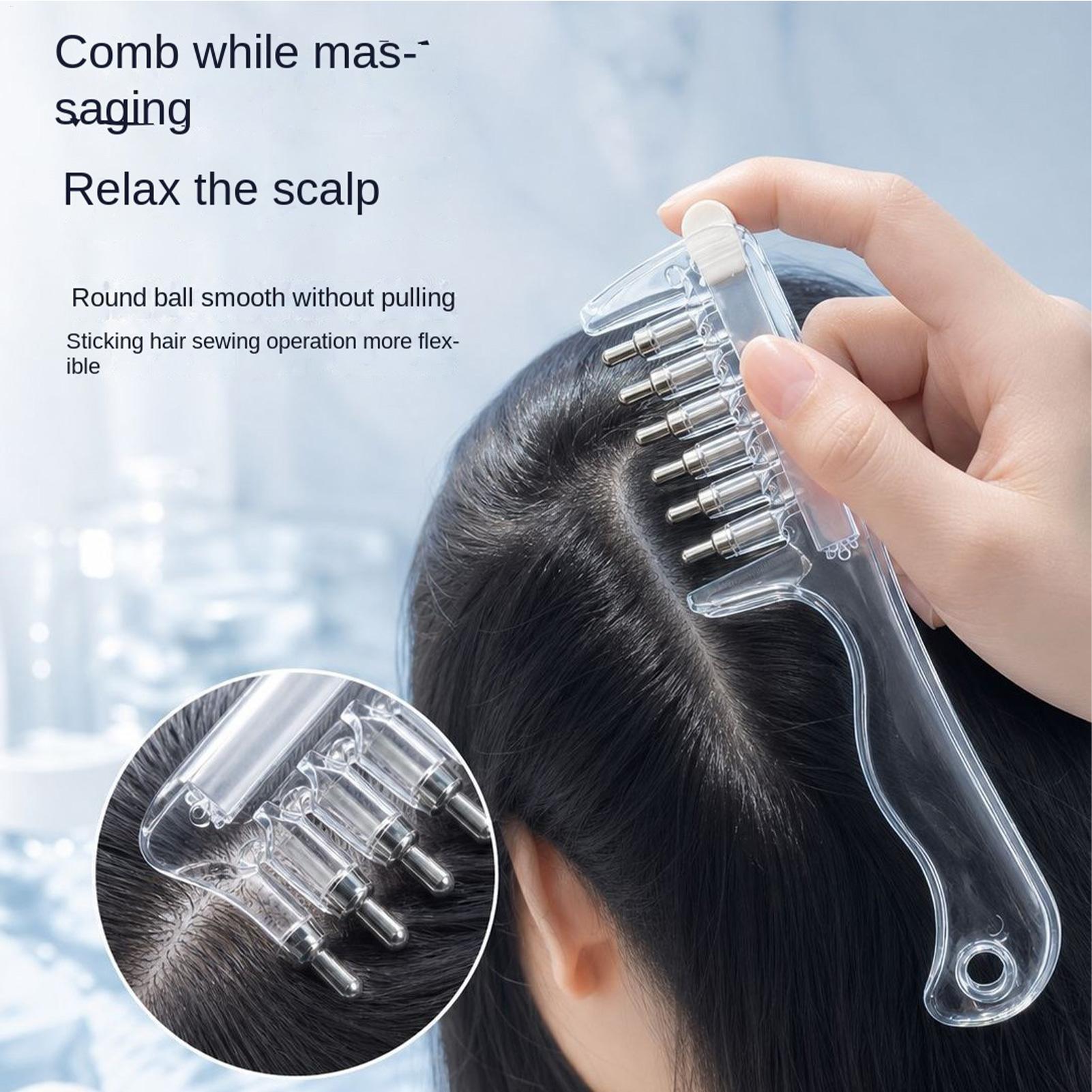 Hair Care Lotion - 1 buah Sisir Transparan Portabel untuk