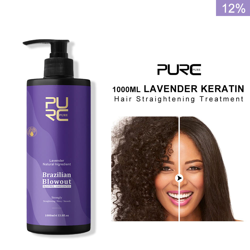 Hair Care Organic - PURC Lavender perawatan Keratin rambut 12%