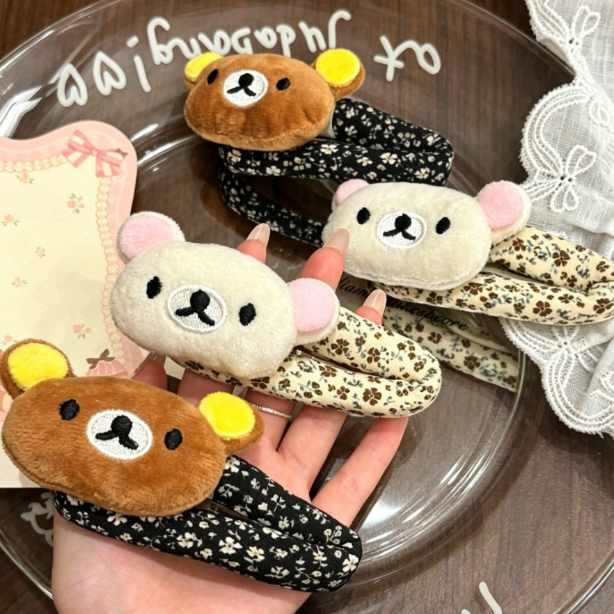 Jepit Rambut Kartun Rilakkuma  - Hair Care Korean Products ulasan dan harga