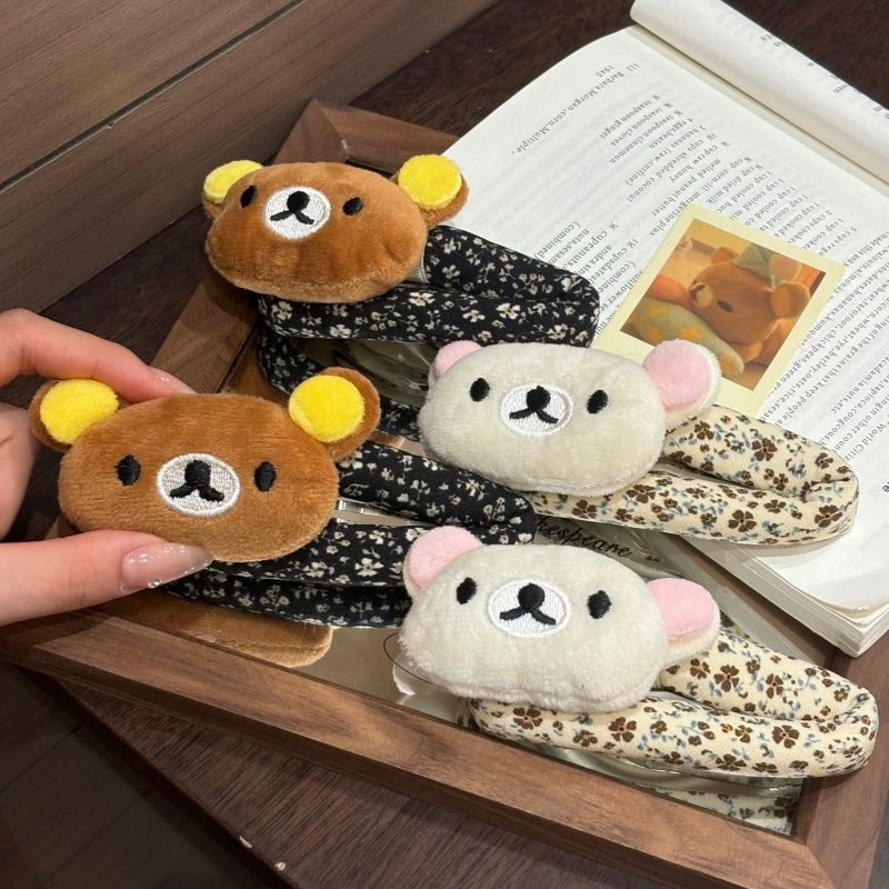 Jepit Rambut Kartun Rilakkuma  - Hair Care Korean Products ulasan dan harga
