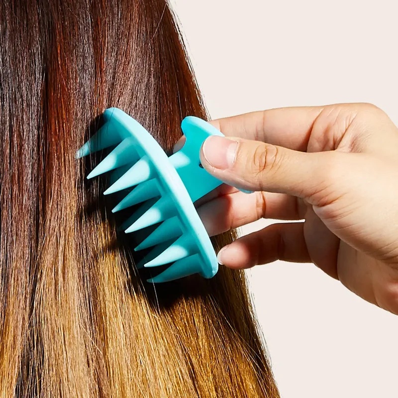 1 buah Sikat Pijat Kepala Sili - Hair Care Products ulasan dan harga
