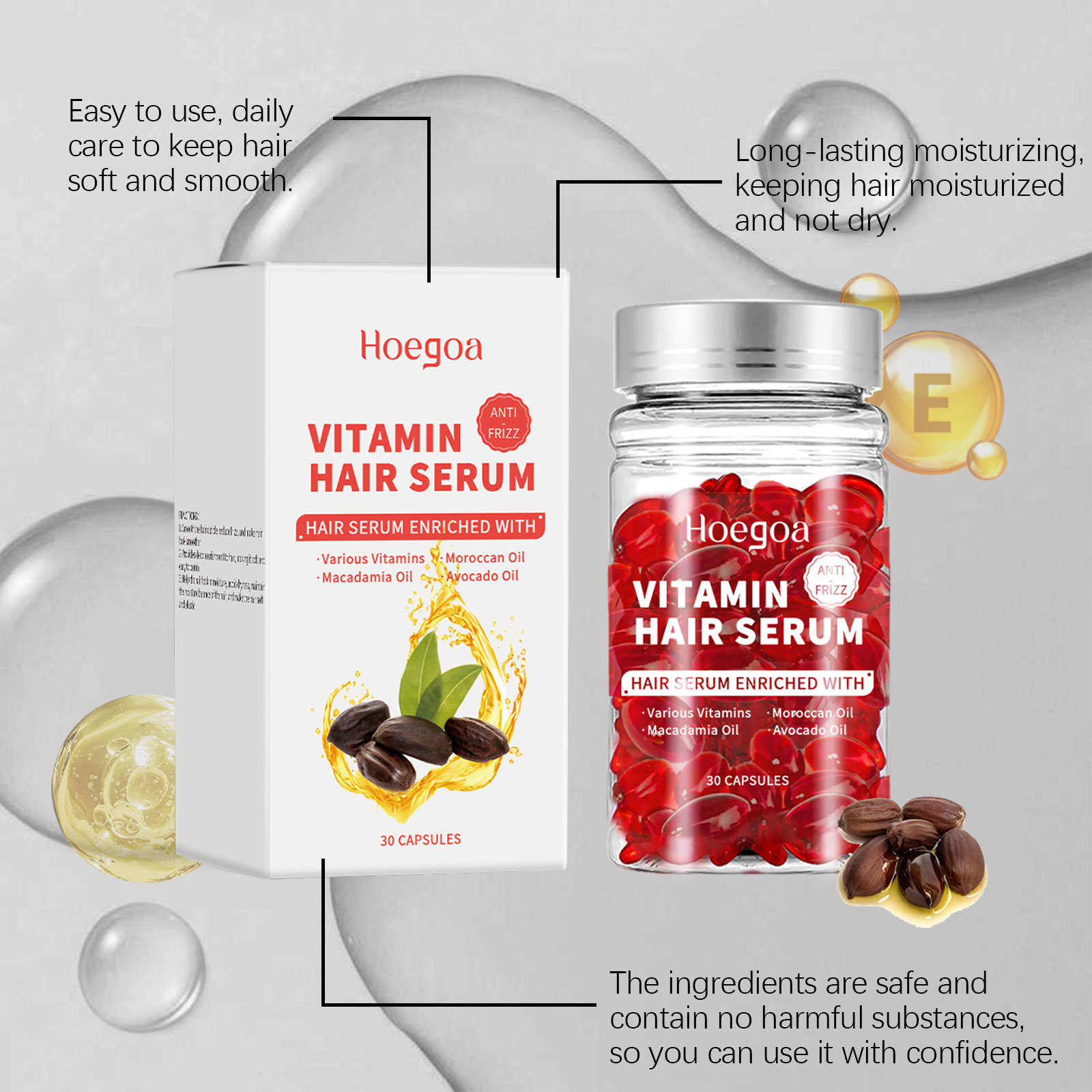 Kapsul Serum Perawatan Rambut  - Hair Care Products ulasan dan harga